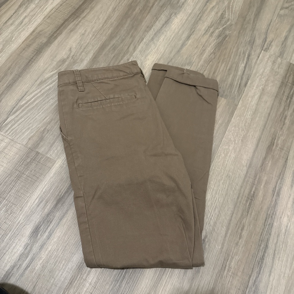 ASOS Men's Tan Chino Trousers - Straight Cut